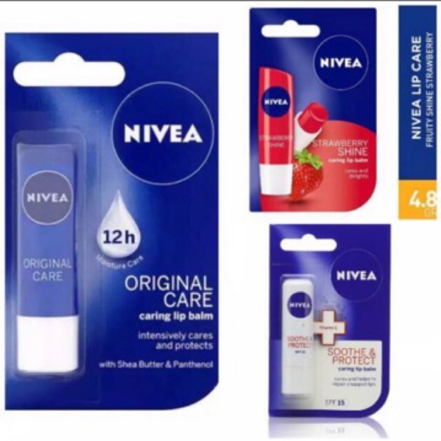 Get sensationally soft lips with the rich care of nivea original care lip balm. Nivea Lip Balm Shopee Indonesia