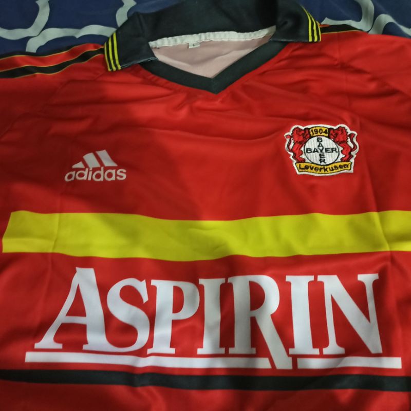 Polyester · type of brand logo: Jual Jersey Bayer Leverkusen M Ballack Indonesia Shopee Indonesia