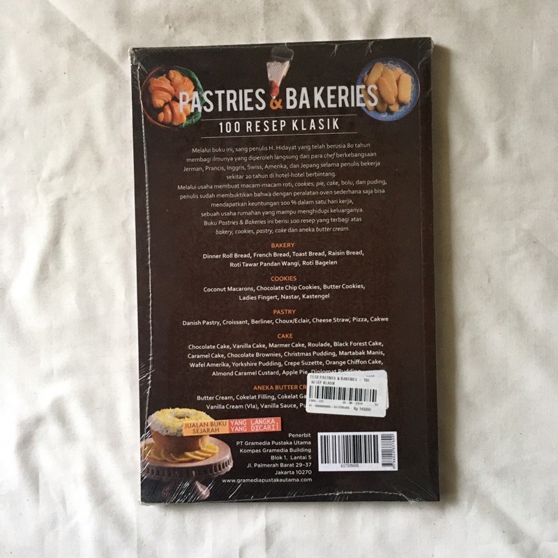 PASTRIES AND BAKERIES 100 RESEP KLASIK - H HIDAYAT - BUKU MASAKAN | Shopee  Indonesia