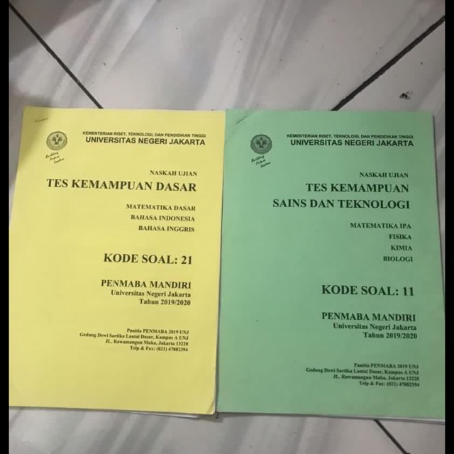 Contoh Soal Mandiri Soshum Unj Dikdasmen