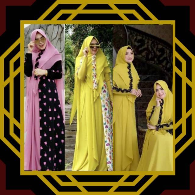 Gamis Syari Ferikha Video Real Pict Original Almeera Glz