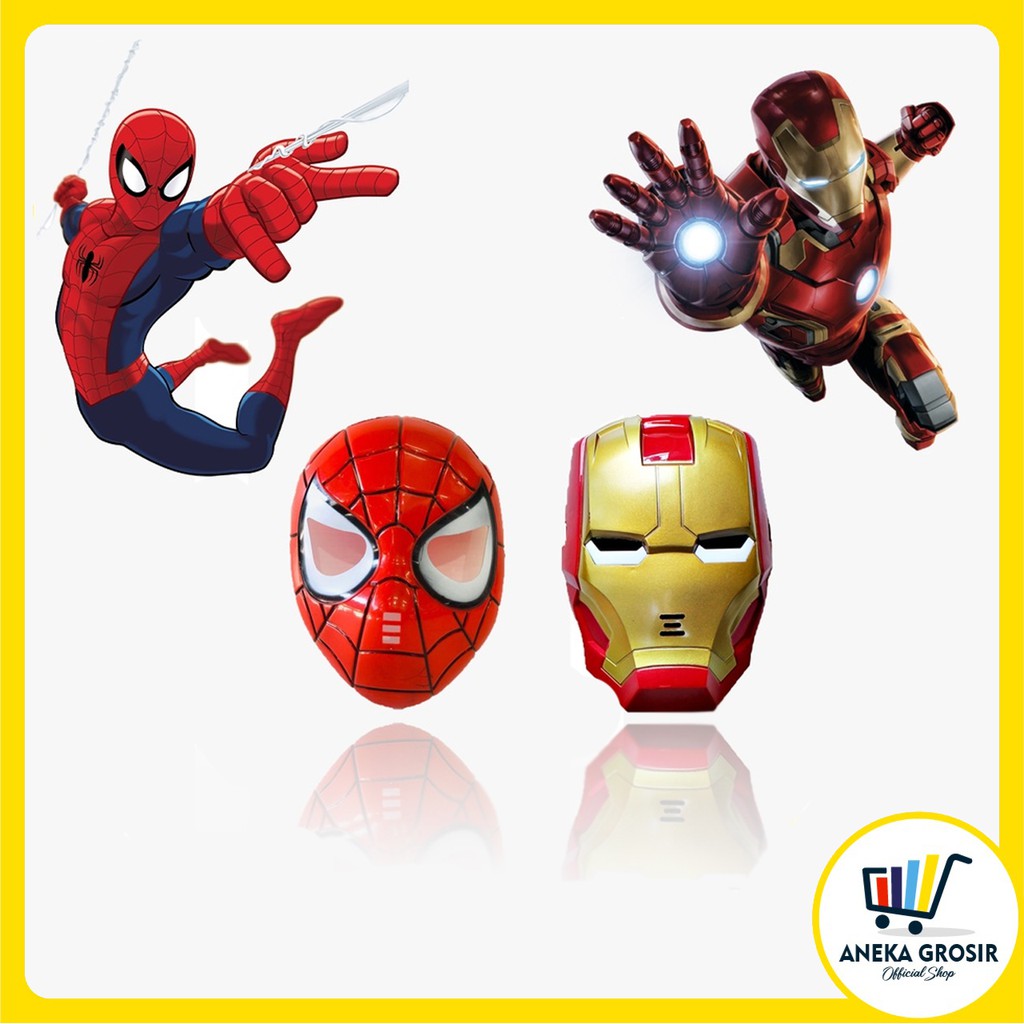 ANEKAGROSIR | MAINAN - TOPENG MOTIF ANIMASI - TOPENG MAINAN ANAK-ANAK |  Shopee Indonesia