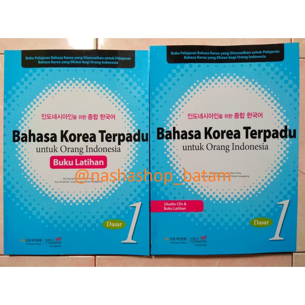 Jual Buku Set Bahasa Korea Terpadu Dasar 1 Student Book &amp; Practice Book +  FREE CD Audio Indonesia|Shopee Indonesia