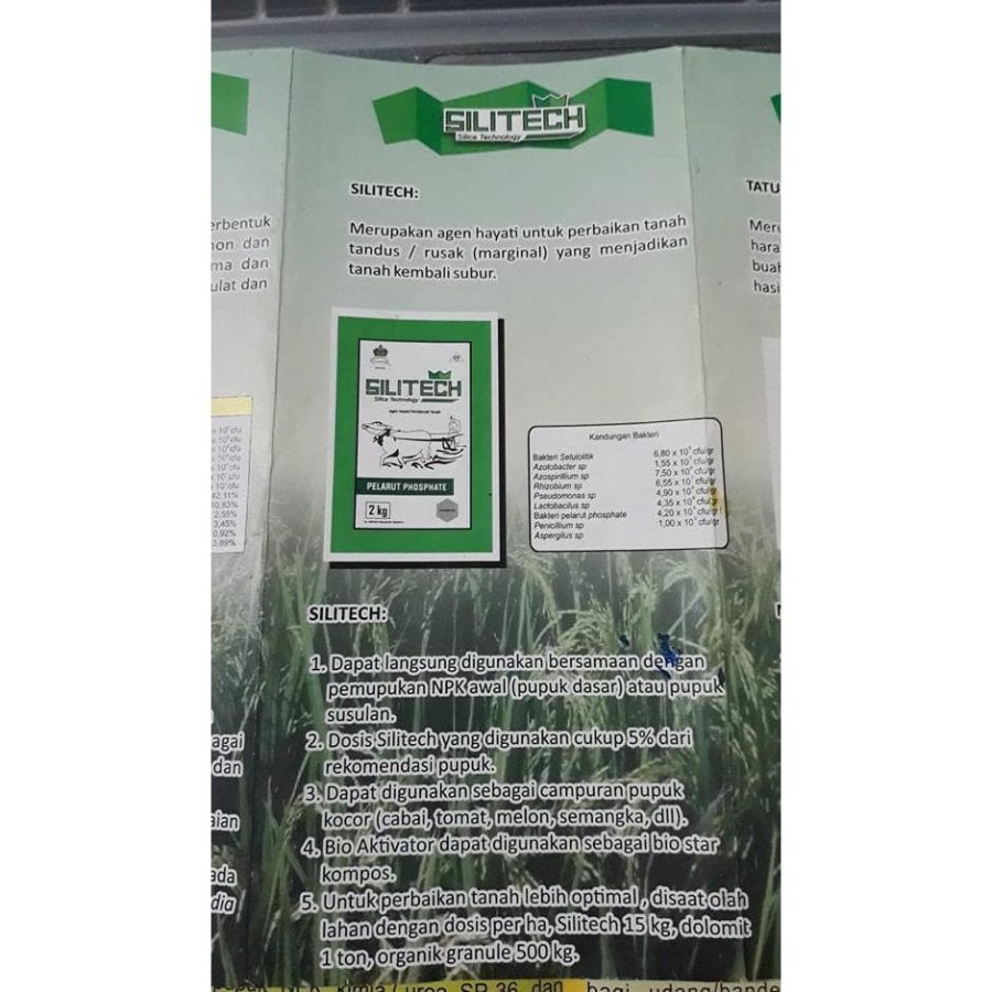 Jual PUPUK AGEN HAYATI SILITECH / BIOSTARTER 1kg Indonesia|Shopee Indonesia