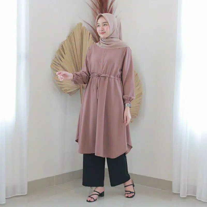 Model baju gamis terbaru dan baju sarimbit keluarga murah karawang. TRAND model Baju Tunik Remaja Terbaru N_muslimah Kekinian 2021