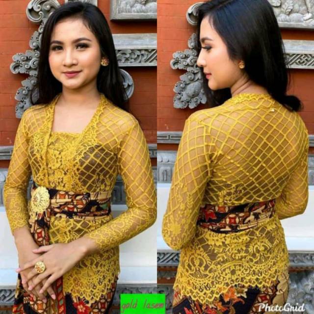 kebaya motif kotak | Shopee Indonesia