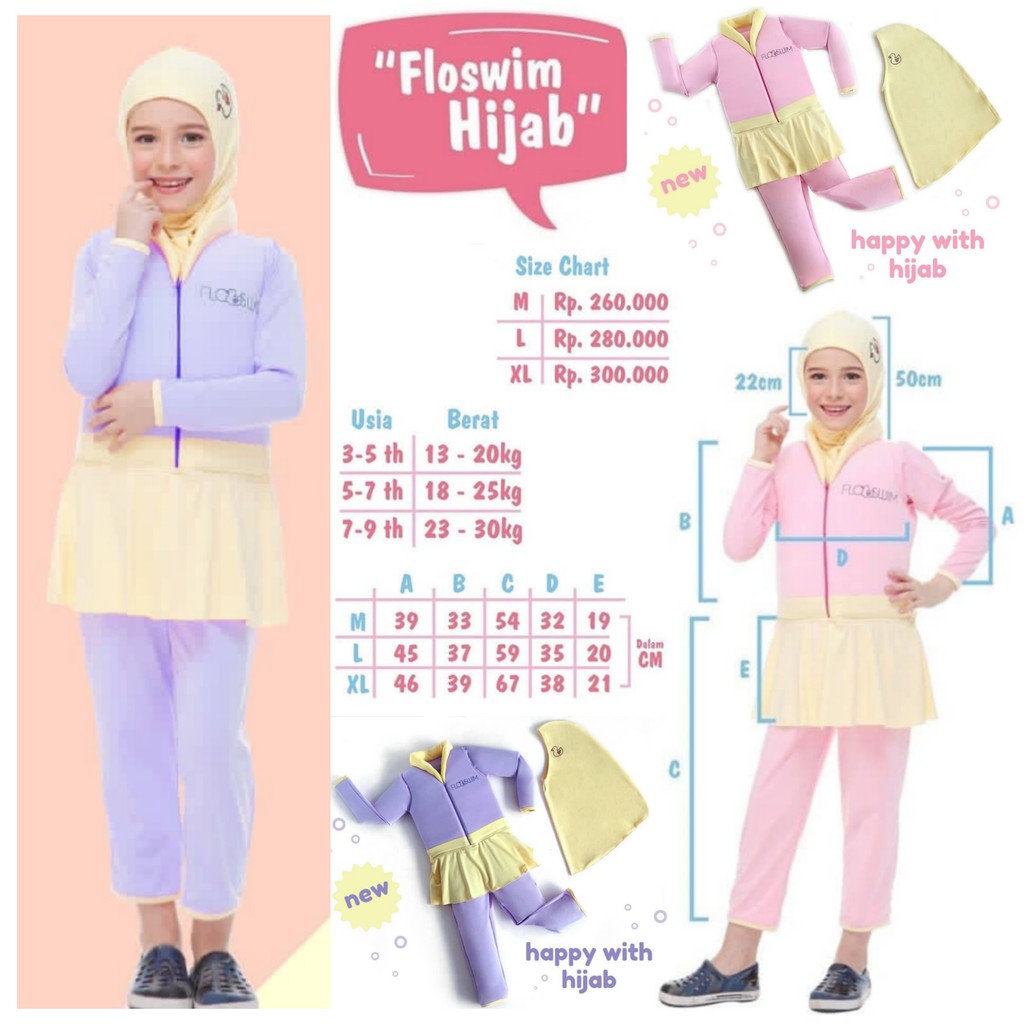 Hier sollte eine beschreibung angezeigt werden, diese seite lässt dies jedoch nicht zu. Jual Floswim Hijab Baju Renang Mengapung Anak Cewek Muslimah Cuddle Me Indonesia Shopee Indonesia