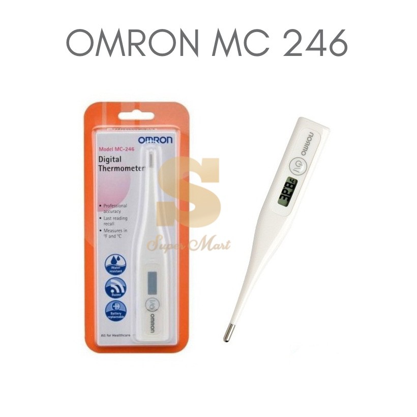 Termometer dig omron type mc 245 (per pcs). Thermometer Omron Mc 245 Mc 246 Shopee Indonesia