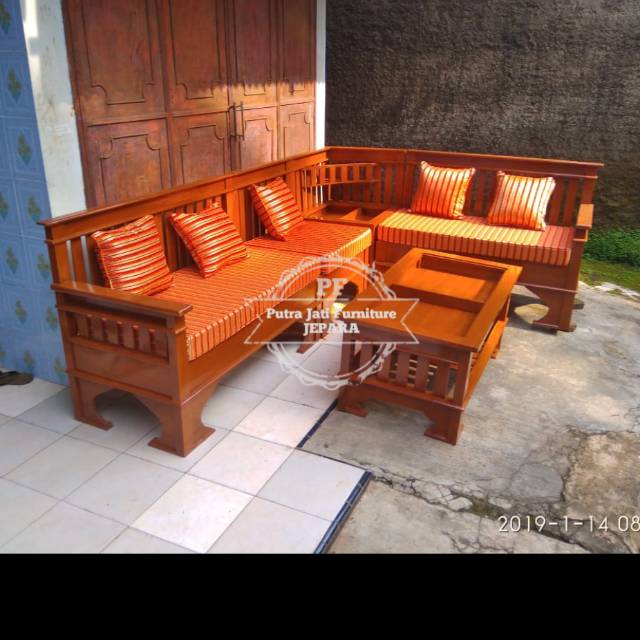 Promo harga diskon kursi tamu kirana mawar jati jepara / model kursi tamu terbaru 2020. Jual Meja Kursi Tamu Model Sudut Pojok Full Kayu Jati Jepara Kursi Sofa Model Minimalis Free Ongkir Indonesia Shopee Indonesia