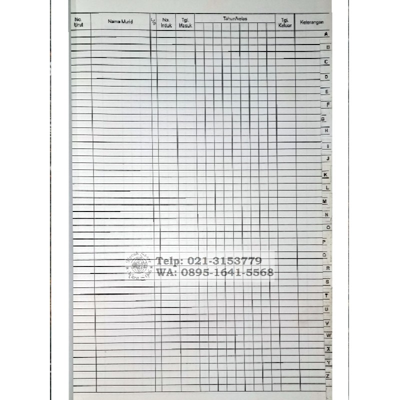 Buku Klaper Berfungsi Untuk Cara Golden Ruang lingkup Administrasi Siswa antara lain adalah Penerimaan siswa baru Ketatausahaan siswa Pencatatan Bimbingan dan konseling Pencatatan prestasi belajar.