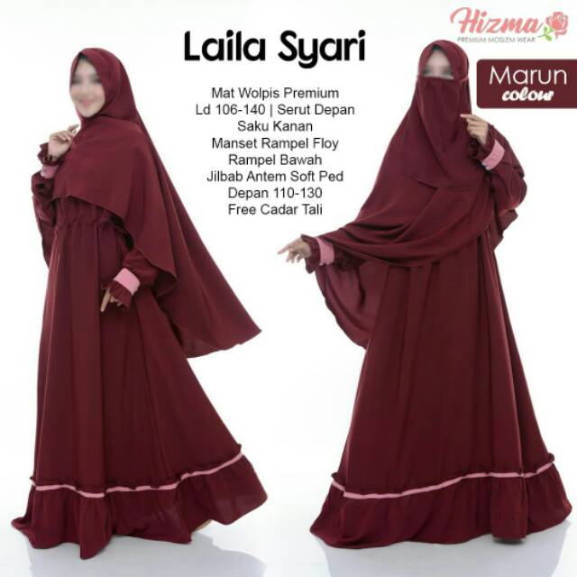 Gamis Laila Syari Shopee Indonesia