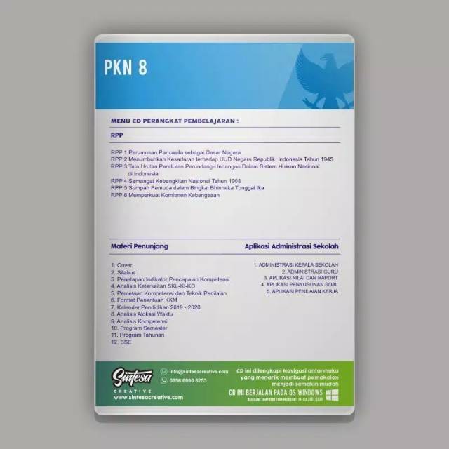 Jual Rpp k13 CD perangkat pembelajaran SMP MTS 19/20 kelas 8 mapel PKN  Indonesia|Shopee Indonesia