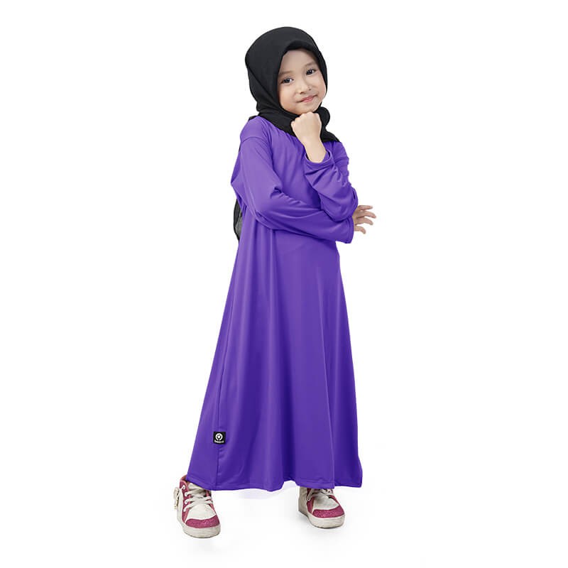 Bajuyuli Gamis Anak Baju Muslim Anak Perempuan Polos Basic