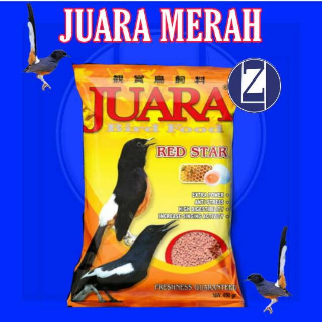 Jual Pakan Burung Ocehan || Merek Juara || Warna Merah Indonesia|Shopee Indonesia 640_X_640_jpg