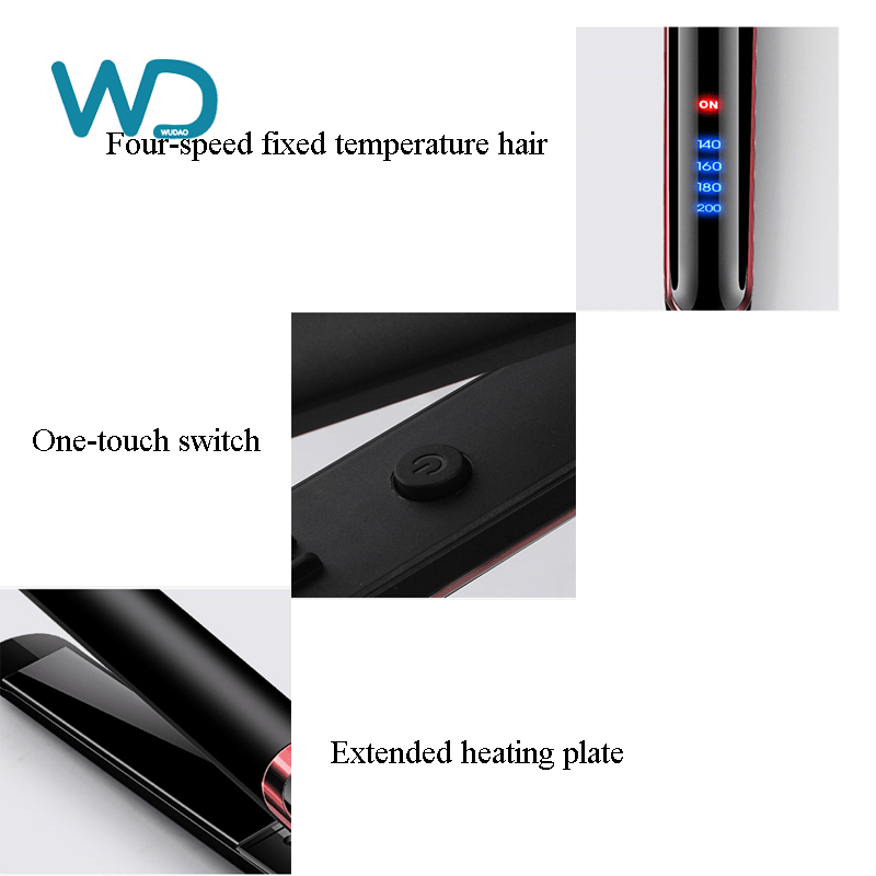 T B 2 In 1 Flash Heat Anion Hair Straightener And Hair Curler