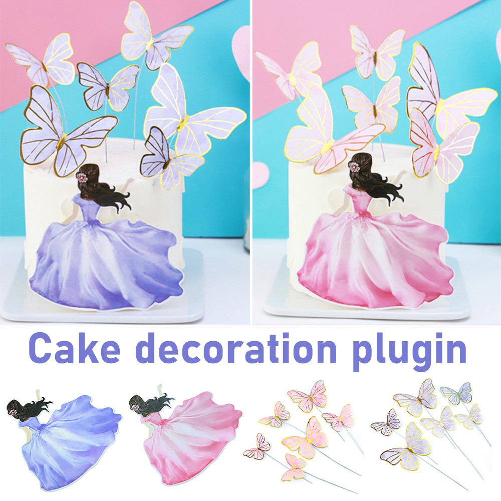 Colors, age, and names are completely customizable! 6pcs Topper Kue Bentuk Kupu Kupu Warna Rose Gold Untuk Dekorasi Pernikahan Butterfly Shopee Indonesia