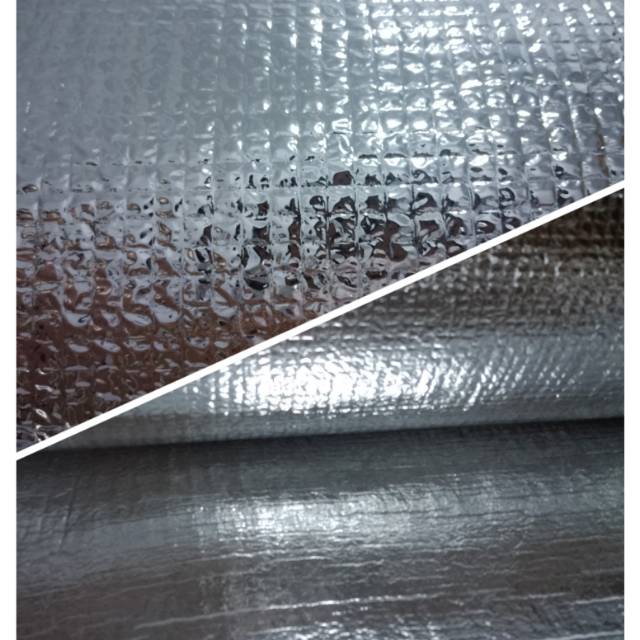 Alumunium Foil Double Side - Pelapis Tas Meteran - Tahan Panas Dingin 1M x  1 M | Shopee Indonesia