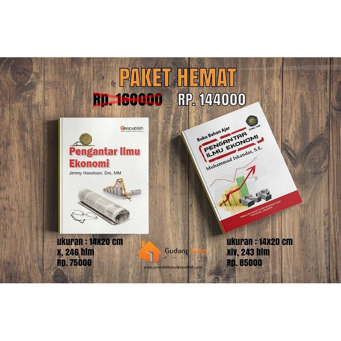Oikos berarti rumah tangga, sedangkan nomos berarti aturan. Paket Hemat Buku Ilmu Pengantar Ekonomi Shopee Indonesia