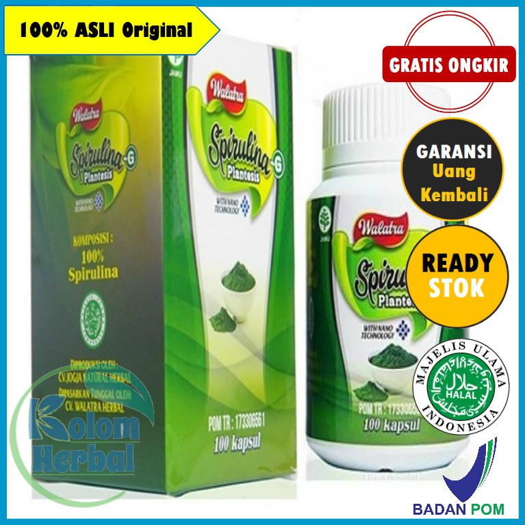 Jual Obat Anemia, Kurang Darah, Darah Rendah, Penambah Darah Dari Spirulina  100% Asli Original Indonesia|Shopee Indonesia
