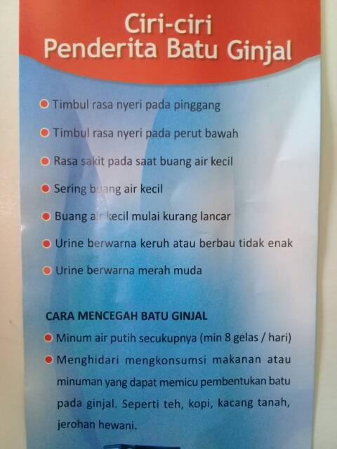 Sakit pinggang, punggung, dan perut · 2. Herbal Batu Ginjal Batu Crys Shopee Indonesia
