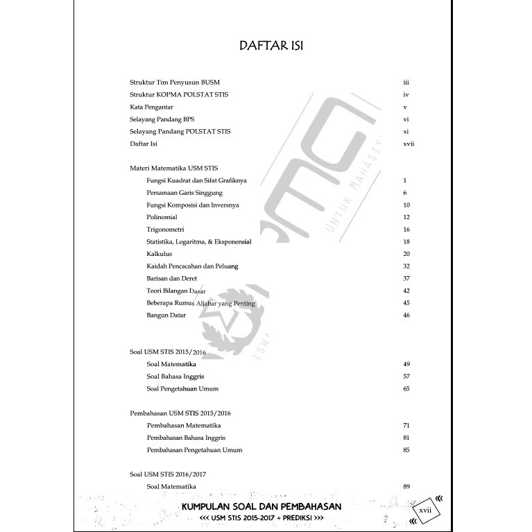 Download soal stis 2018 pdf. Pembahasan Soal Tes Mateatika Dan B Inggris Usm Stis Jawabanku Id