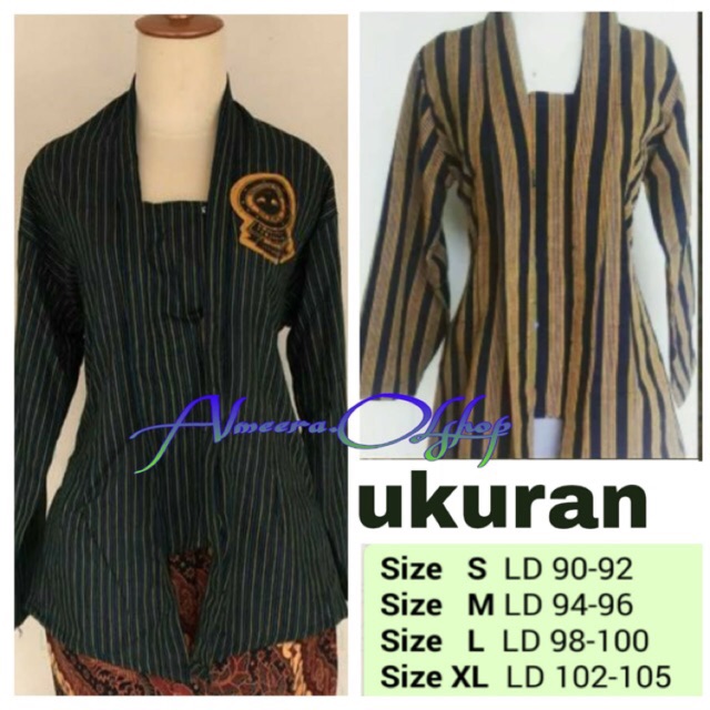 Model baju batik wanita terbaru. Harga Kebaya Lurik Terbaik Kostum Pakaian Wanita Juni 2021 Shopee Indonesia