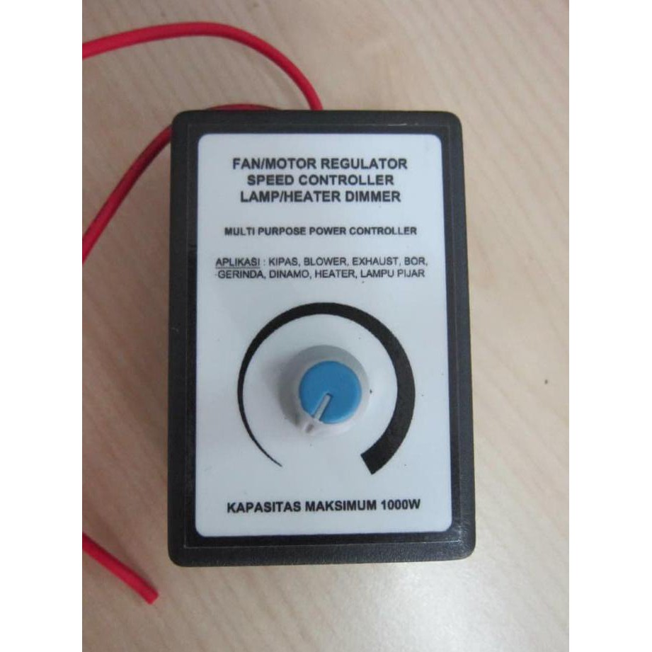 Terlarisss Pengatur Putaran Gerinda Bor Motor Kipas 1000w Speed Controller