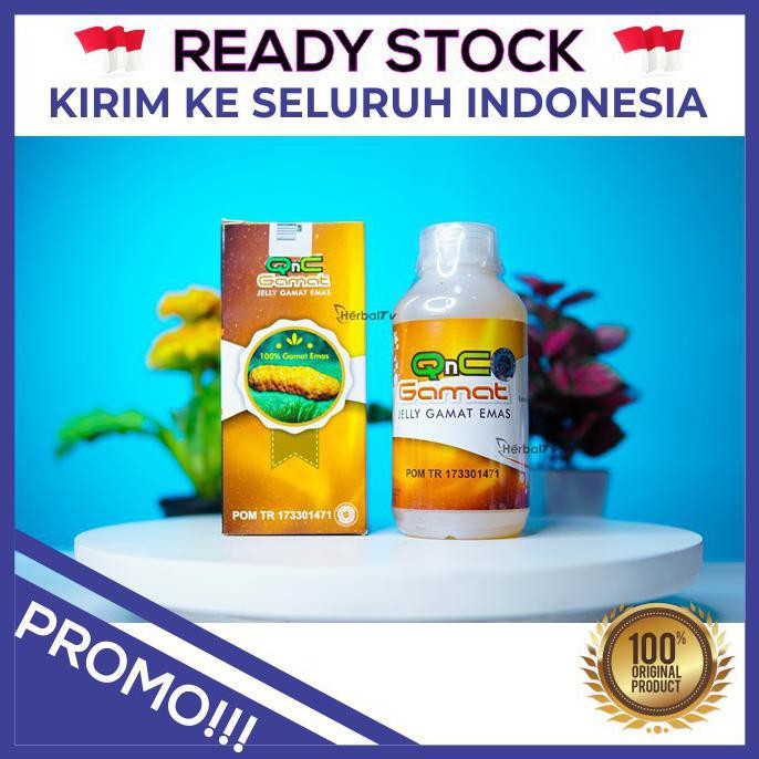 Obat Sakit Flu Perut Qnc Jelly Gamat Herbal Terlaris Shopee