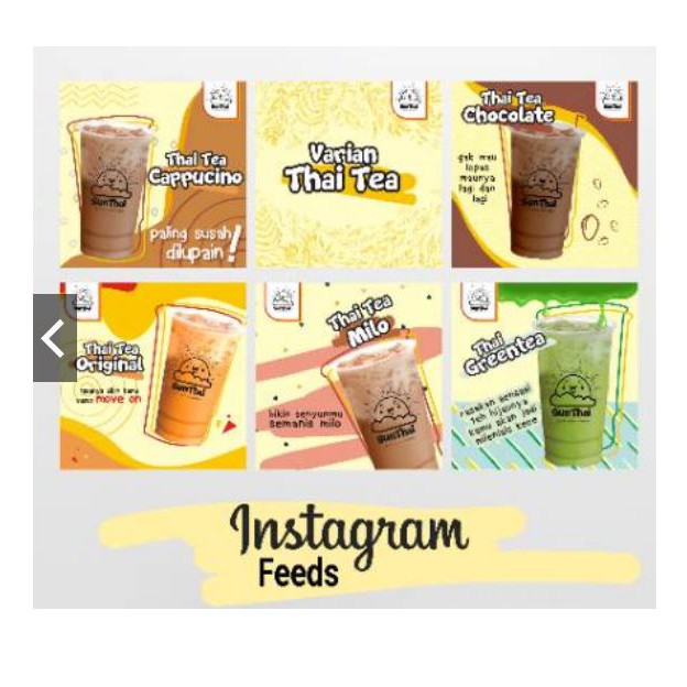 Jasa Desain Feeds Instagram Kekinian Keren Menarik Free Edit Shopee Indonesia