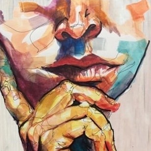 Jual Bbaru - Lukisan Kayu Vintage Abstrak Wanita Sedih Hiasan Dinding Kamar Kafe Indonesia|Shopee Indonesia 308_X_308_jpg