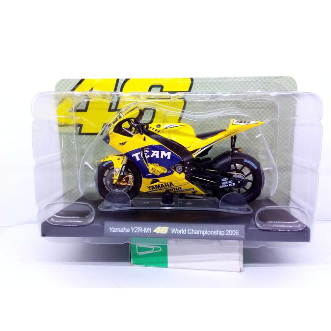 Ready Stok Diecast Miniatur Motogp Team Yamaha Yzr M1 Valentino Rossi 2006