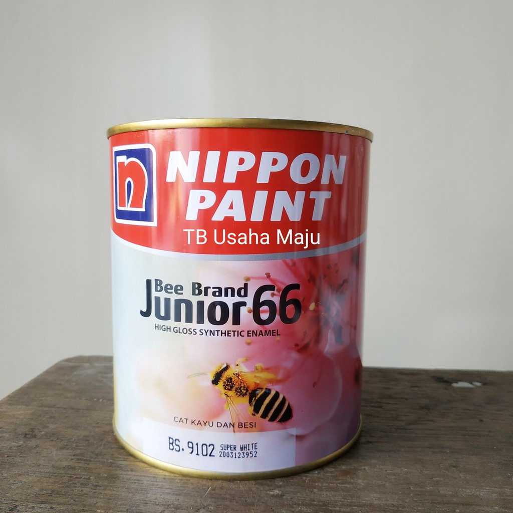 1l nippon paint platone high gloss wood & metal paint cat kayu & cat besi cat minyak. Jual Cat Minyak Nippon Bee Brand Junior 66 Kemasan 1kg Shopee Indonesia