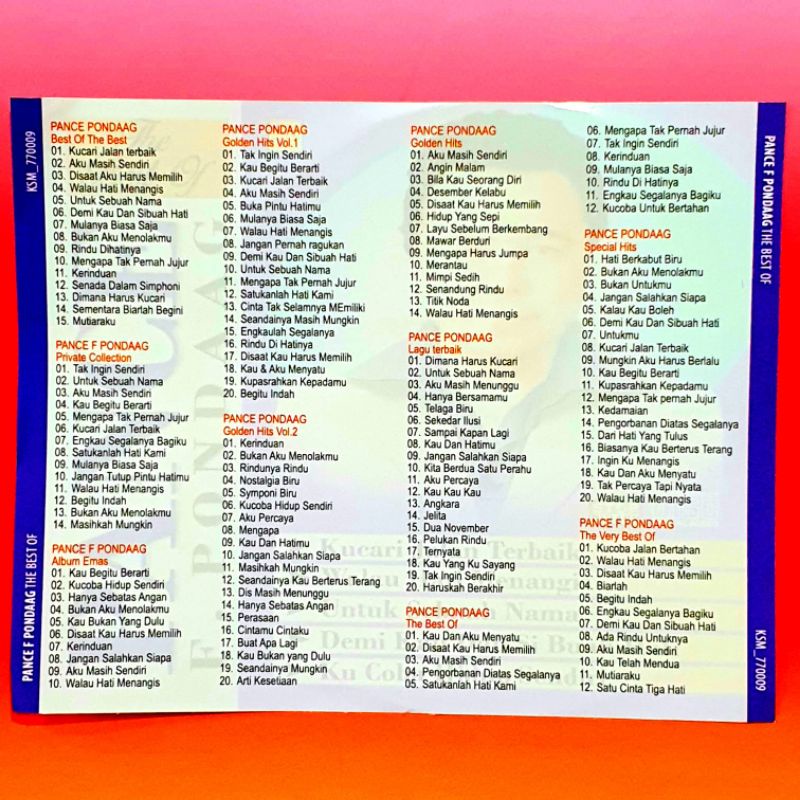 Situs unduh yang mudah diakses untuk download lagu mp3. Jual Disc Mp3 Audio Musik Lagu Pance F Pondag Full Album Lengkap Musik Lagu Tembang Lawas Nostalgia Indonesia Shopee Indonesia