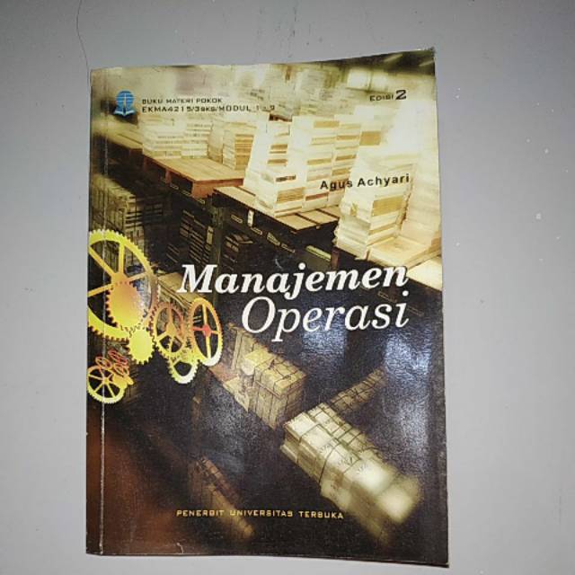 Ut menyediakan bahan ajar yang dirancang untuk dapat dipelajari secara mandiri. Modul Universitas Terbuka Manajemen Operasi Ekma4215 3sks Shopee Indonesia