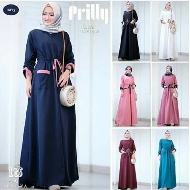 Gamis Terbaru Prilly Dress Gamis Busui Dress Busui Dress