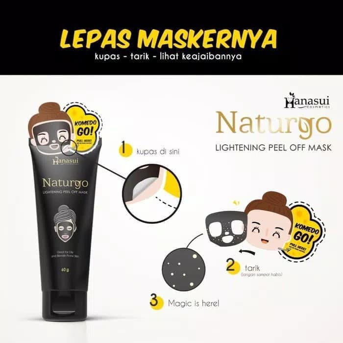 Naturgo (masker wajah, serum perawatan wajah, scrub peel wajah) promo ekslusif di lazada ramadan sale | gratis ongkir ✔️ bisa cod ✔️ voucher diskon. Tube Hanasui Naturgo Tube 60ml Masker Lumpur Wajah Naturgo Shopee Indonesia