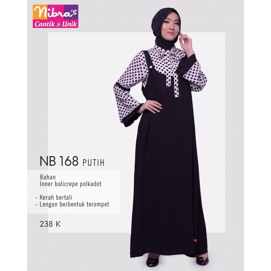 Promo Gamis Nibras Nb 168 Gamis Murah Gamis Jumbo Gamis Diskon