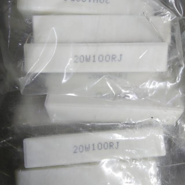 Resistor 20w 100 Ohm R 100 Ohm 20w Jual Sesuai Iklan