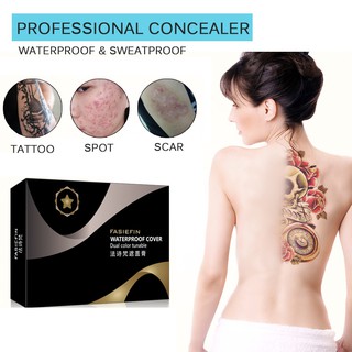 Concealer To Cover Tattoo Professional Waterproof Tattoos Cover Up Makeup Concealer Set Shopee Indonesia