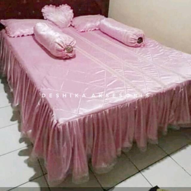 Hiasan bilik tidur pengantin terkini desainrumahid com. Seprei Pengantin Murah Seprei Pengantin Sepre Pengantin Murah Sepre Pengantin Set Pink Shopee Indonesia
