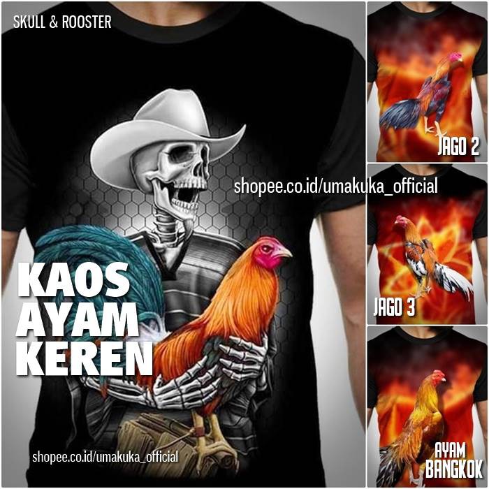 Free Gambar Jual Kaos 3d Umakuka Ayam Jago Kaos 3d Elegant Kaos Keren Terkeren oleh www.lampunghits.com