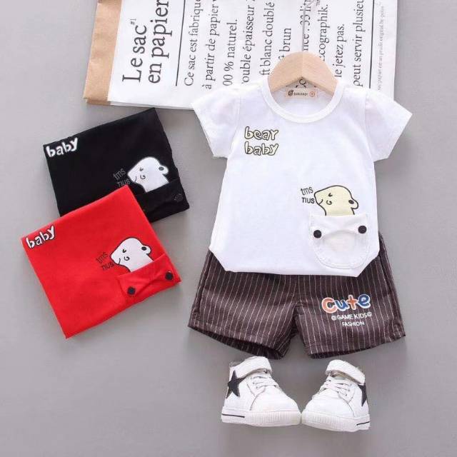 Kota bekasi · setelan anak cowok motif . Stelan Anak Cowok Impor Setelan Anak Laki Laki Stelan Import Baju Anak Cowok Stelan Anak Import Shopee Indonesia