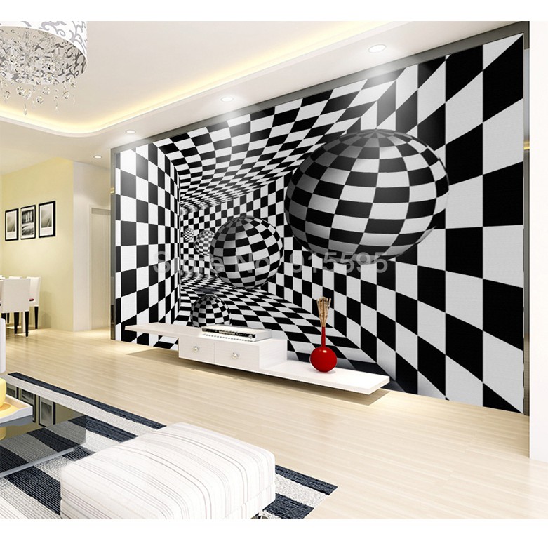 Jual Terbaru Kustom Foto Mural Wallpaper Modern 3D Geometris Hitam Putih Kisi Bola Ruang Tamu Sofa Tv Indonesia|Shopee Indonesia 781_X_781_jpg