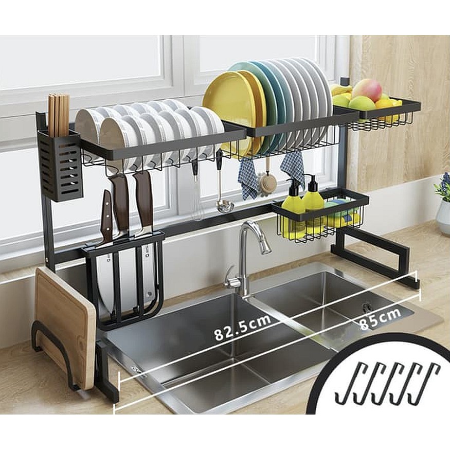RAK PIRING WASTAFEL 85 CM RAK DAPUR SERBAGUNA | Shopee Indonesia