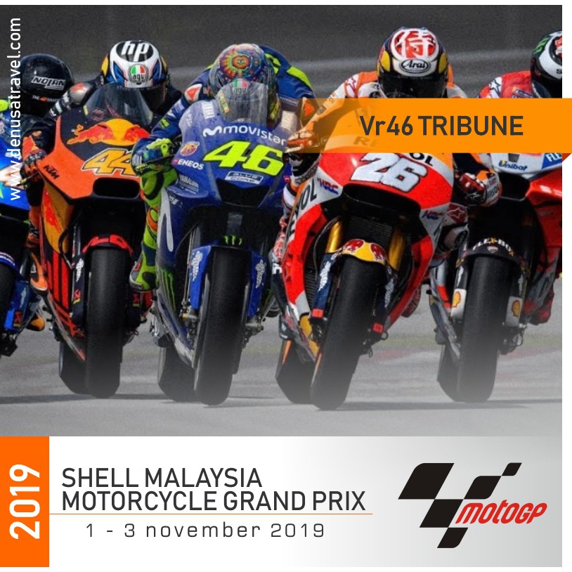 Vr46 Tribune Tiket Motogp Sepang 2019 1 3 November 2019