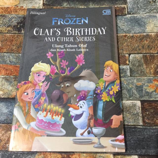 Disney Frozen olaf&rsquo;s birthday and other stories - buku cerita dongeng anak  princess puteri bilingual | Shopee Indonesia