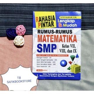 Menyimak kumpulan rumus matematika smp kelas 9. Jual Buku Rahasia Pintar Lengkap Dan Mudah Rumus Rumus Matematika Untuk Smp Kelas 7 8 9 Indonesia Shopee Indonesia