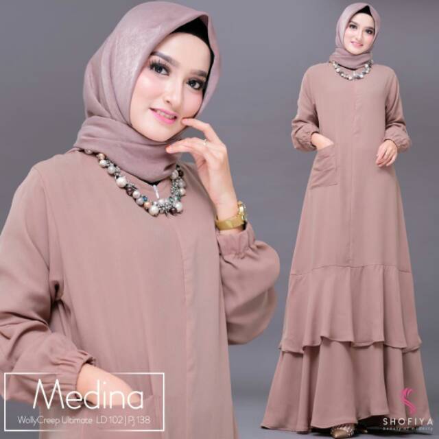 Medina Gamis By Shofiya Terbaru Bagusss Shopee Indonesia