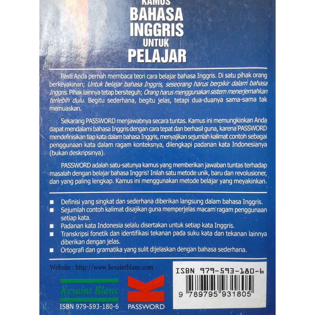 Misalnya, dalam bahasa inggris anda dapat memberikan petunjuk pengucapan . Password Kamus Bahasa Inggris Untuk Pelajar Shopee Indonesia