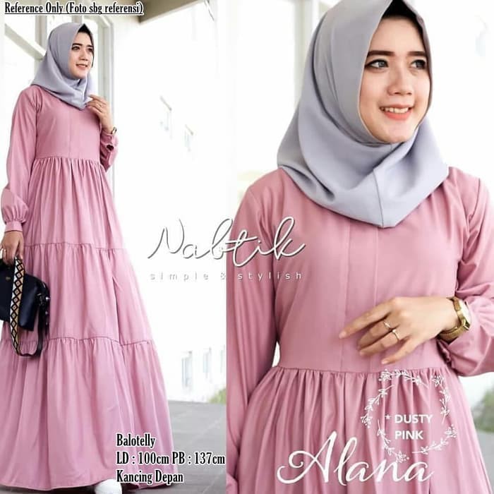 New Gamis Pesta Resnaya Balotelli Bordir Emas Mewah Anak Muda